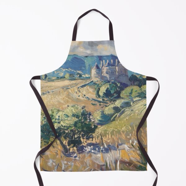 Item preview, French Château - Classic Impressionist Landscape Art Painting designed and sold by CARRAANN.