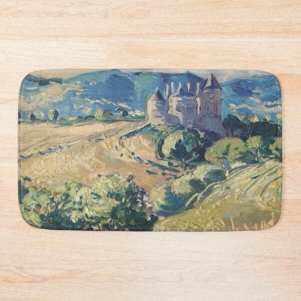Item preview, French Château  - Classic Impressionist Landscape Art Painting designed and sold by CARRAANN.