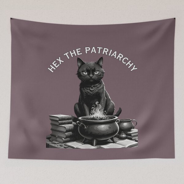 Item preview, Hex the Patriarchy: Cat Edition designed and sold by VeryGoodFiber.