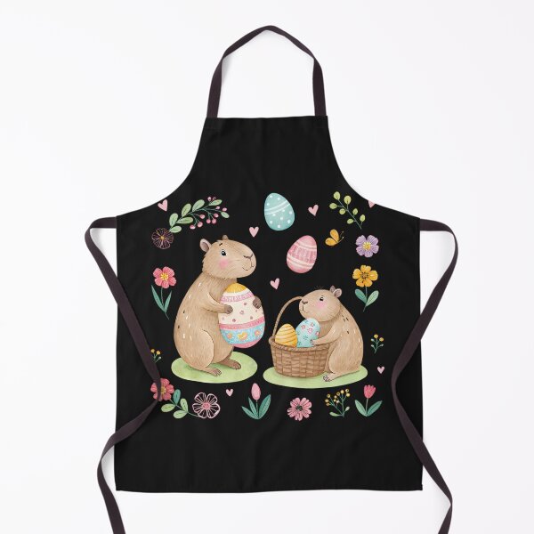 Item preview, A0669 Easter capybara Easter capybara clipart, Easter animal clipart, spring holiday illustration, cute capybara art, festive Easter designed and sold by angieart68.