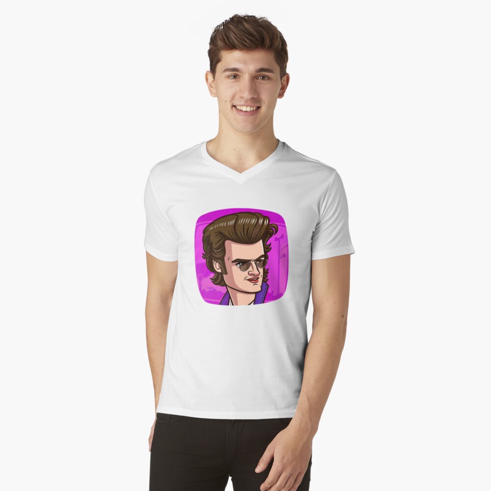 Item preview, V-Neck T-Shirt designed and sold by timegraf.