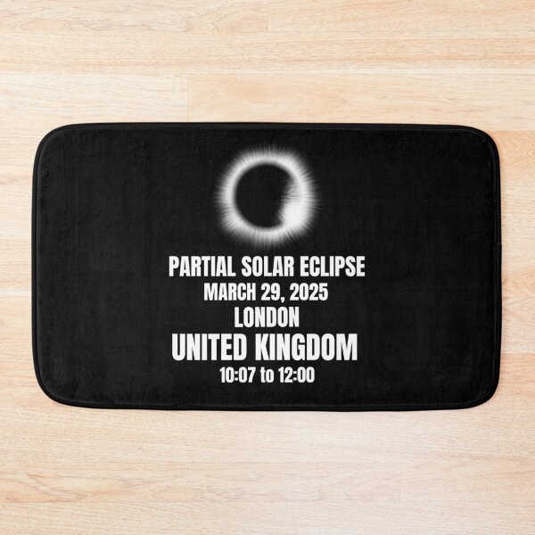 Item preview, Solar Eclipse on March 29 2025 London United Kingdom designed and sold by 87-Aesthetics.