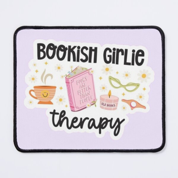 Item preview, Bookish girlie therapy designed and sold by mayralejandrat.