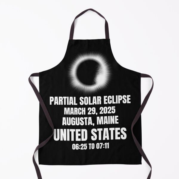 Item preview, Solar Eclipse March 29, 2025 Augusta, Maine, United States designed and sold by 87-Aesthetics.