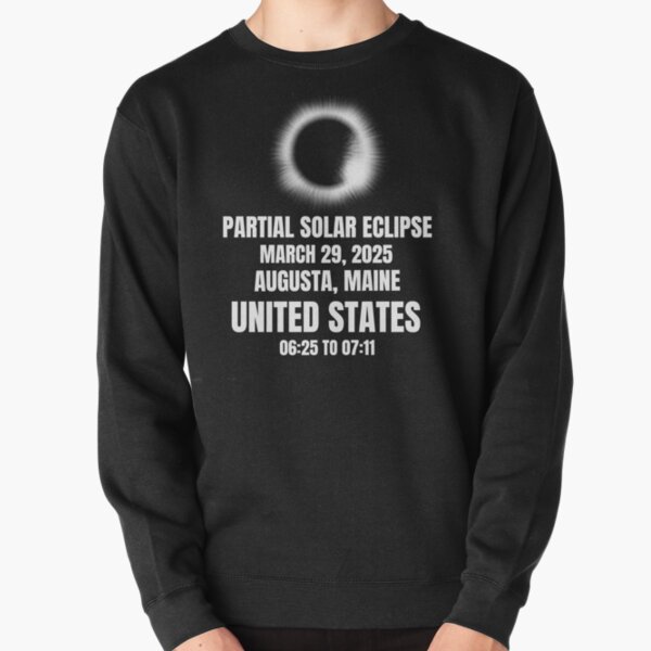 Item preview, Solar Eclipse March 29, 2025 Augusta, Maine, United States designed and sold by 87-Aesthetics.