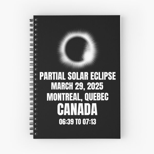 Item preview, Solar Eclipse March 29, 2025, Montreal, Quebec, Canada designed and sold by 87-Aesthetics.