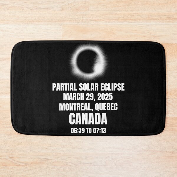 Item preview, Solar Eclipse March 29, 2025, Montreal, Quebec, Canada designed and sold by 87-Aesthetics.