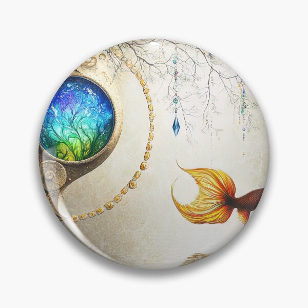 Item preview, "Mystical Harmony of the Celestial Fish" designed and sold by bloorose.