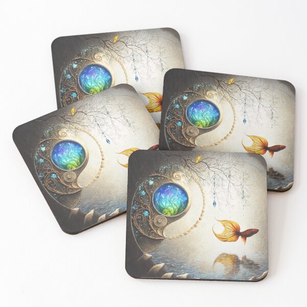 Item preview, "Mystical Harmony of the Celestial Fish" designed and sold by bloorose.