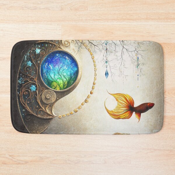 Item preview, "Mystical Harmony of the Celestial Fish" designed and sold by bloorose.