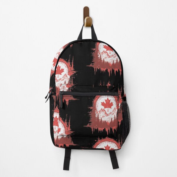 Item preview, True North Strong and Free | Compass + Wilderness (Black) designed and sold by Print-opia.