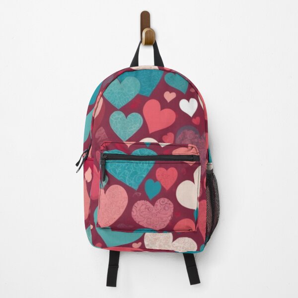Item preview, Adorable pink and purple hearts in a delightful pattern designed and sold by adlkh.