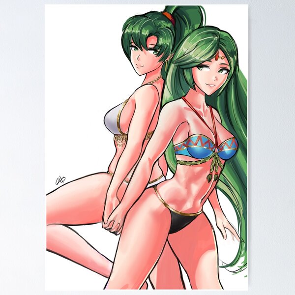 Lyn x Palutena Outfit Swap Swimsuit Version