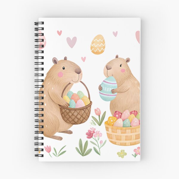 Item preview, A0669 Easter capybara Easter capybara clipart, Easter animal clipart, spring holiday illustration, cute capybara art, festive Easter designed and sold by angieart68.