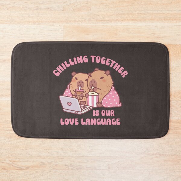 Item preview, Cute Capybaras Chilling Together Is Our Love Language designed and sold by rustydoodle.