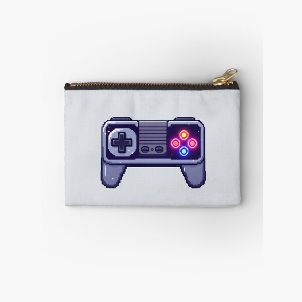 Item preview, Retro Pixel Game Controller With Glowing Buttons designed and sold by Jollys-ArtShop.