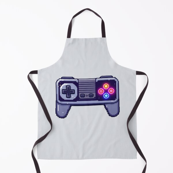 Item preview, Retro Pixel Game Controller With Glowing Buttons designed and sold by Jollys-ArtShop.