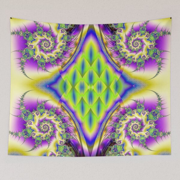 Item preview, "Fractal Vortex of Vibrant Symmetry" designed and sold by bloorose.