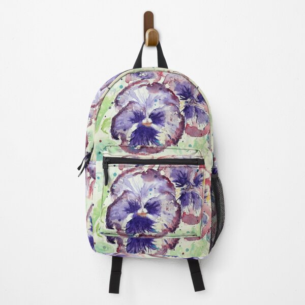 Item preview, Purple Pansy Flower Watercolor designed and sold by Sarah Rajkotwala.