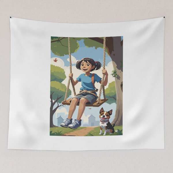 Item preview, A wooden swing that connects and creates happiness. designed and sold by Whose-sweat.