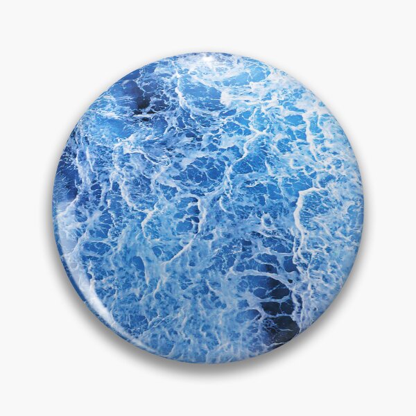 Item preview, Turquoise-Blue And White Foam Ocean Surf Pattern designed and sold by DEC02.