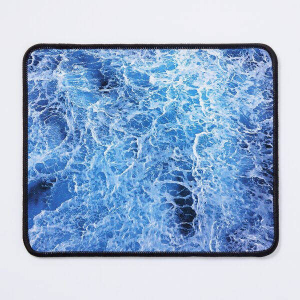 Item preview, Turquoise-Blue And White Foam Ocean Surf Pattern designed and sold by DEC02.