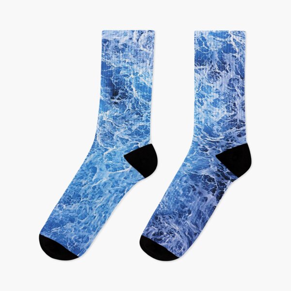 Item preview, Turquoise-Blue And White Foam Ocean Surf Pattern designed and sold by DEC02.