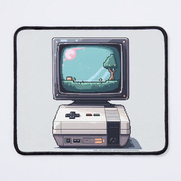 Item preview, Retro Pixel Gaming Setup designed and sold by Jollys-ArtShop.