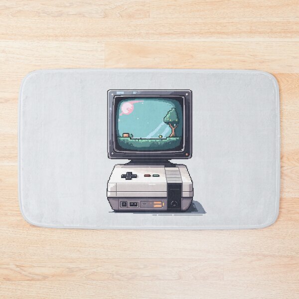 Item preview, Retro Pixel Gaming Setup designed and sold by Jollys-ArtShop.
