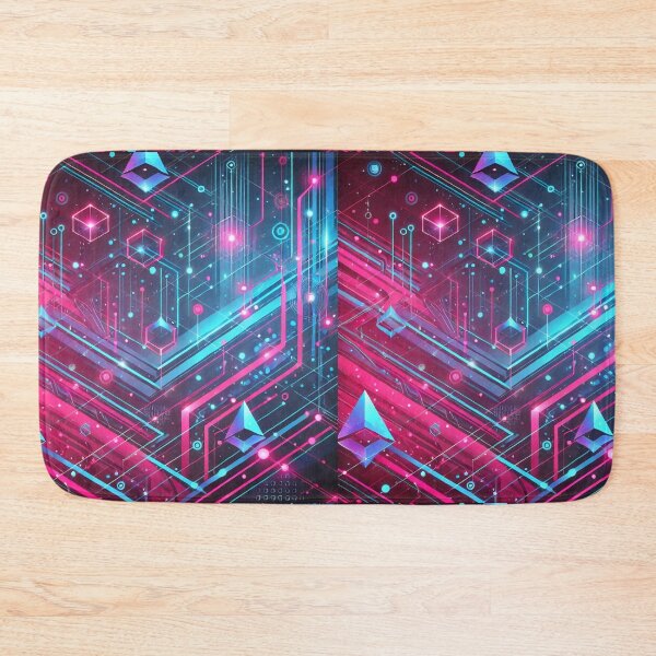 Item preview, Neon Cyber Geometry designed and sold by Raha-Art .
