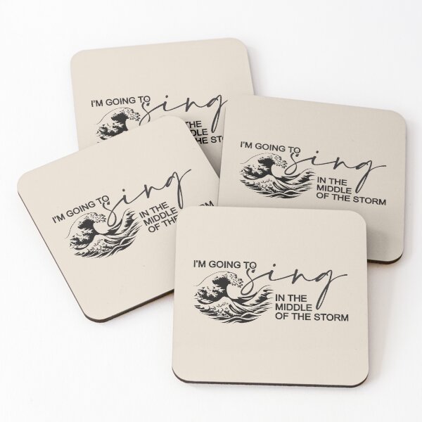 Item preview, I'm Going to Sing in the Middle of the Storm designed and sold by simplydesignart.