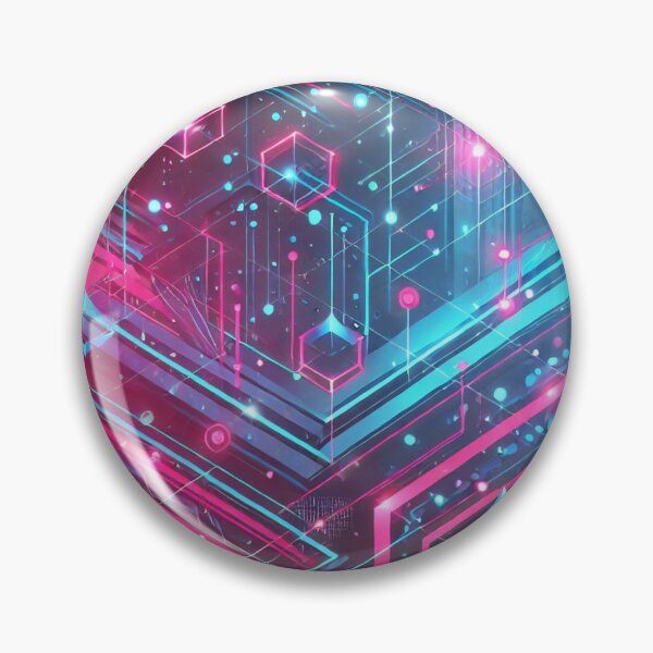 Item preview, Neon Cyber Geometry designed and sold by Raha-Art .