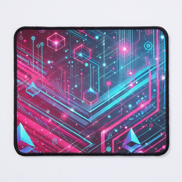 Item preview, Neon Cyber Geometry designed and sold by Raha-Art .
