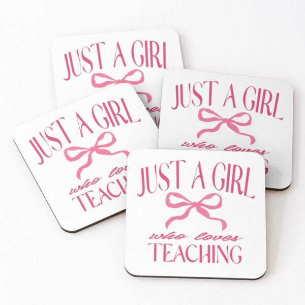 Item preview, Just a Girl Who Loves Teaching - Inspirational Educator Teacher Design designed and sold by ZoeBV.