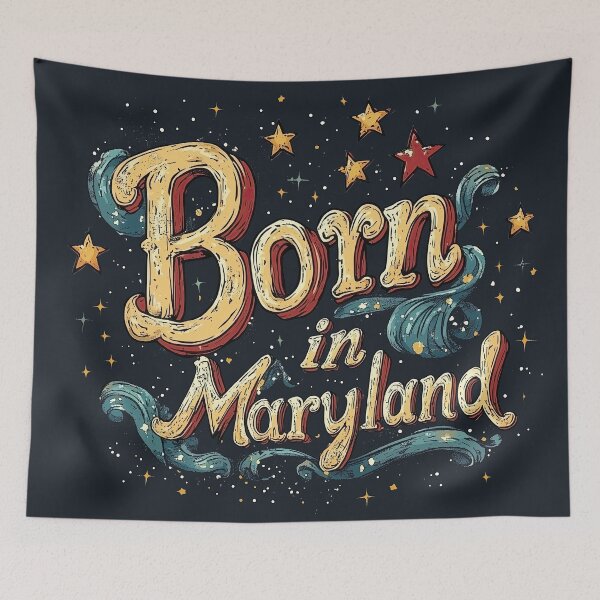 Item preview, Born In Maryland Celebratory Stars  designed and sold by OriginalBeerCat.