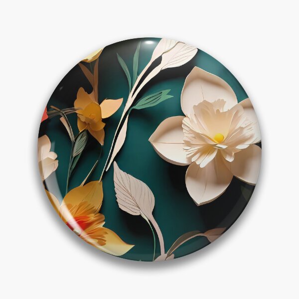 Item preview, Papercut Floral Illustration | Elegant Flower Design | Intricate Paper Cut Art | Whimsical Nature-Inspired Paper Art designed and sold by PaintedPixels01.