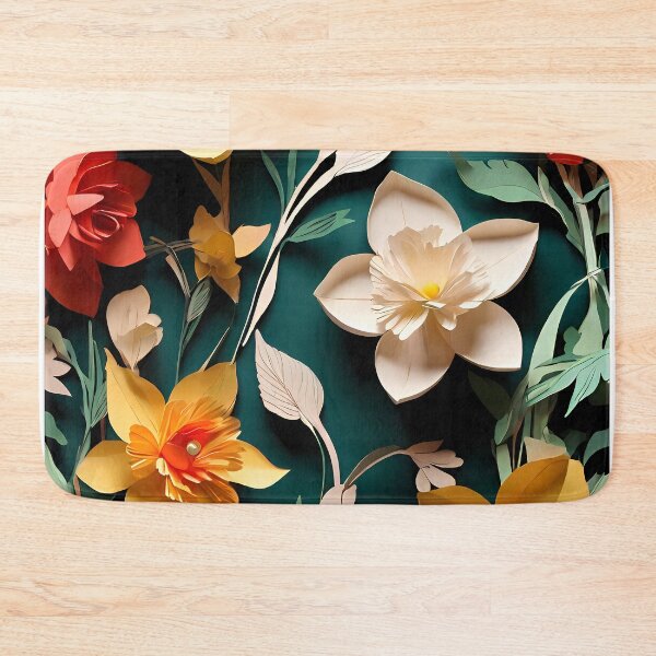 Item preview, Papercut Floral Illustration | Elegant Flower Design | Intricate Paper Cut Art | Whimsical Nature-Inspired Paper Art designed and sold by PaintedPixels01.