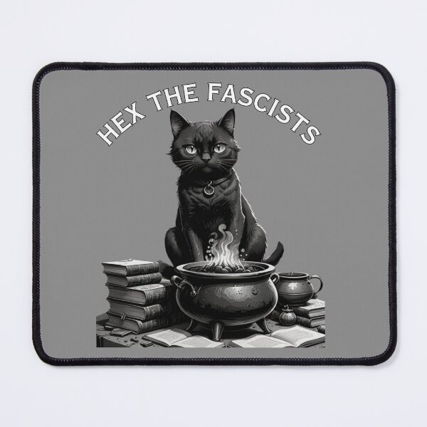 Item preview, Hex the Fascists: Cat Edition designed and sold by VeryGoodFiber.