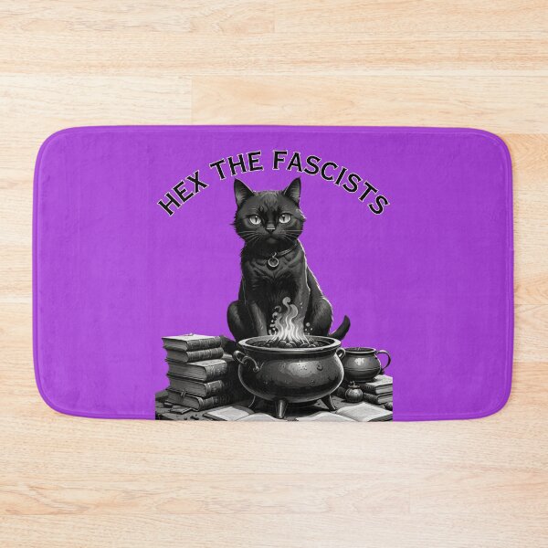 Item preview, Hex the Fascists: Cat Edition designed and sold by VeryGoodFiber.