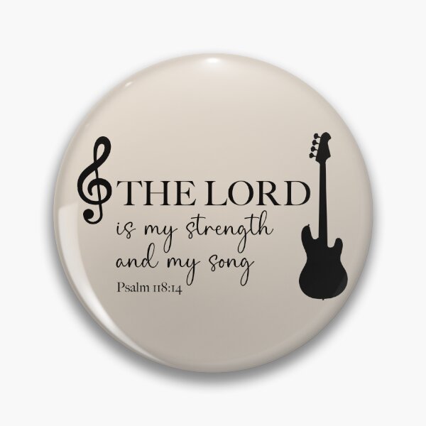 Item preview, The Lord is my Strength and my Song - Psalm 118 verse 14 designed and sold by simplydesignart.