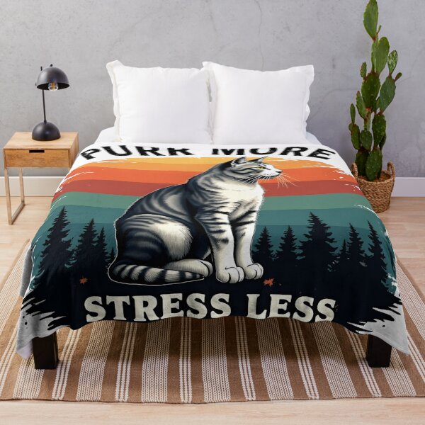Item preview, Purr more, stress less designed and sold by Mindsway.