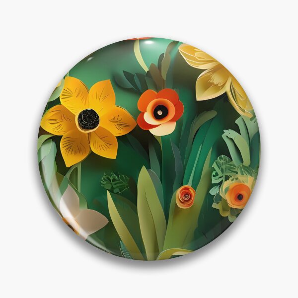 Item preview, Papercut Floral Illustration | Elegant Flower Design | Intricate Paper Cut Art | Whimsical Nature-Inspired Paper Art designed and sold by PaintedPixels01.