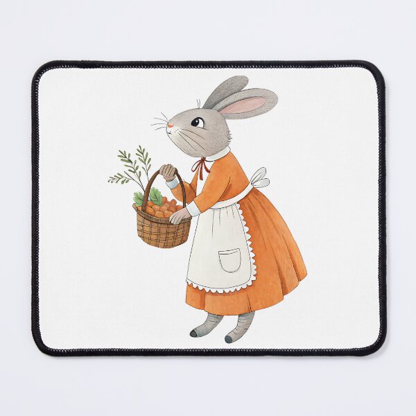 Item preview, A0673 Homestead Rabbit Life bunny life, high-resolution farm art, transparent background clipart, SVG farm clipart, PNG countryside designed and sold by angieart68.