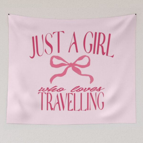 Item preview, Just a Girl Who Loves Traveling - Wanderlust Design designed and sold by ZoeBV.