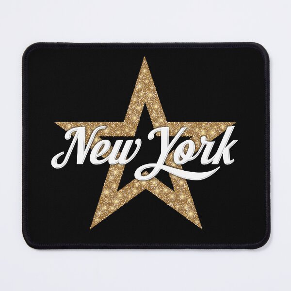 Item preview, New York Script With Star (White Type) designed and sold by douglasnorth321.