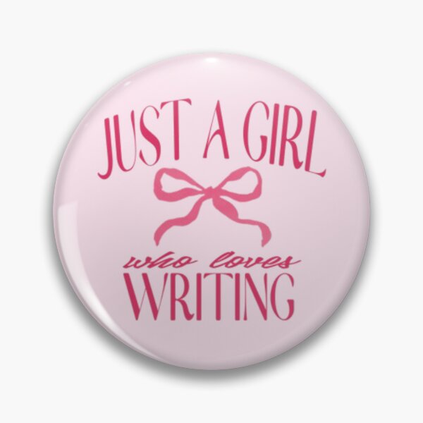 Item preview, Just a Girl Who Loves Writing - Creative Writer Design designed and sold by ZoeBV.