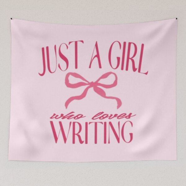 Item preview, Just a Girl Who Loves Writing - Creative Writer Design designed and sold by ZoeBV.