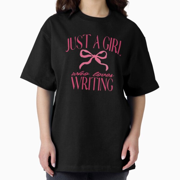Item preview, Just a Girl Who Loves Writing - Creative Writer Design designed and sold by ZoeBV.