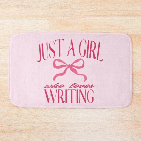 Item preview, Just a Girl Who Loves Writing - Creative Writer Design designed and sold by ZoeBV.