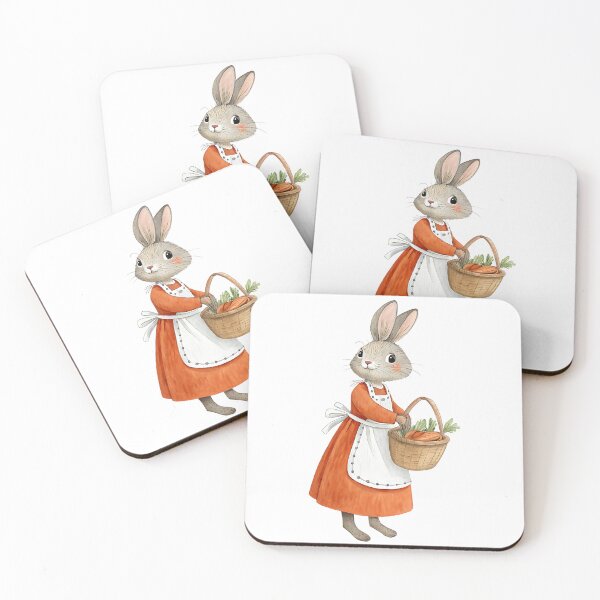 Item preview, A0673 Homestead Rabbit Lifecountryside bunny life, high-resolution farm art, transparent background clipart, SVG farm clipart, PNG countryside designed and sold by angieart68.
